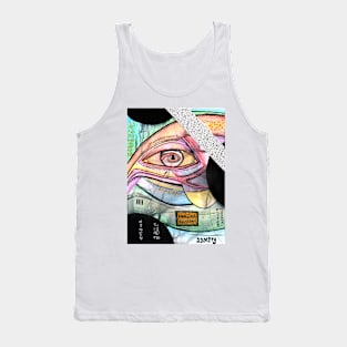 Abstract Coloured World Tank Top